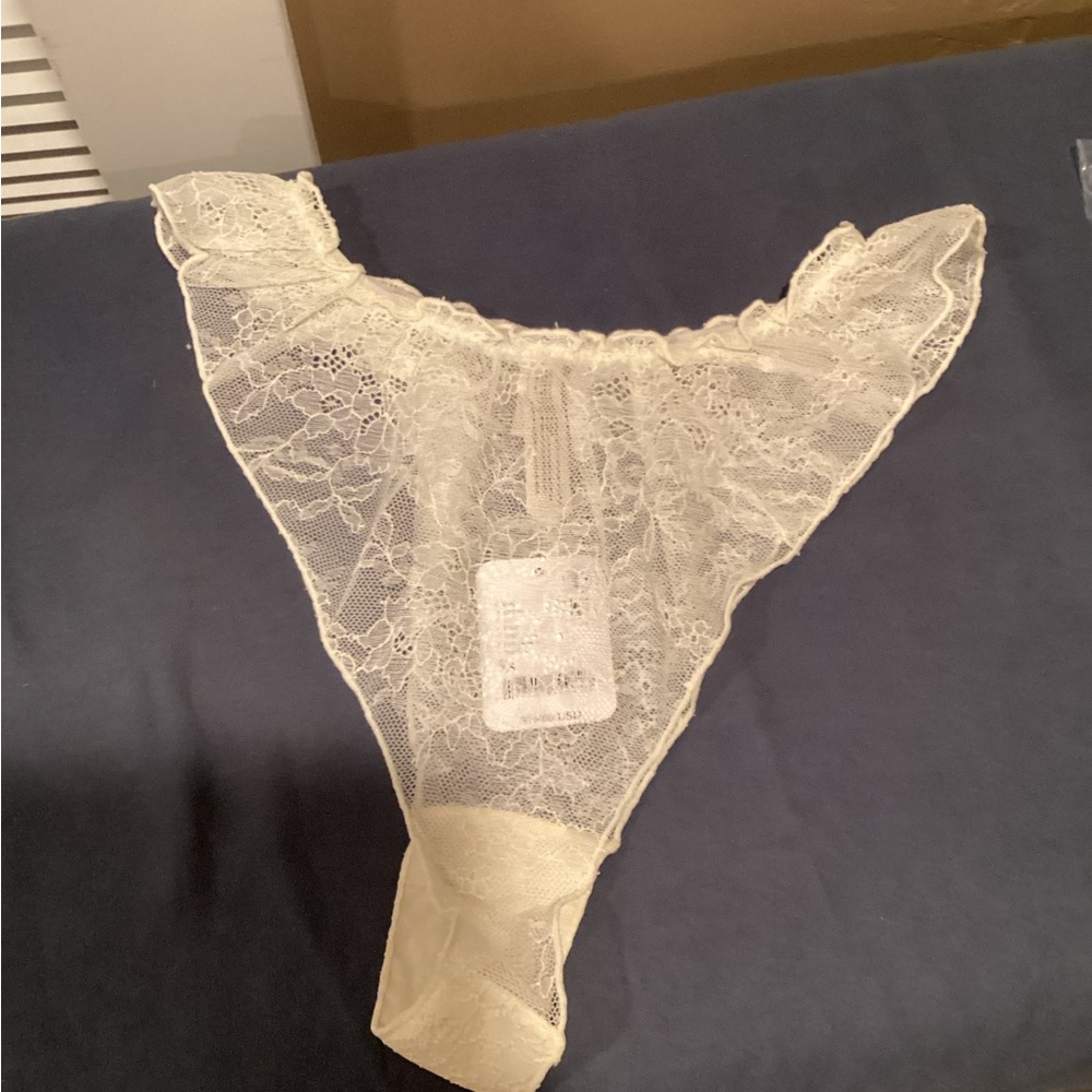 Free people intimately Ivory Lace Panties